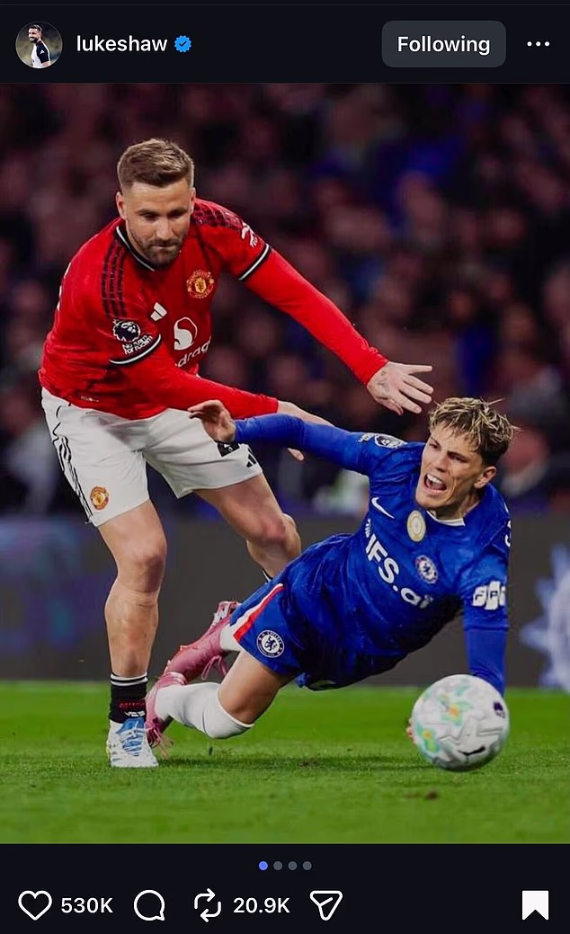 Le stelle del Man United prendono brutalmente in giro Alejandro Garnacho: Luke Shaw conduce provocazioni con scavi su Instagram mentre i giocatori ignorano il controverso ex compagno di squadra a tempo pieno dopo aver ammesso di aver fatto cose “cattive” prima della sua partenza dall’Old Trafford
