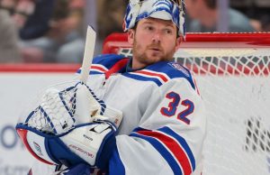 Il portiere Jonathan Quick, tre volte campione della Coppa del Mondo, gioca la sua ultima partita