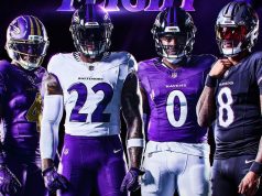 I Baltimore Ravens rivelano la nuova uniforme in vista della stagione 2026
