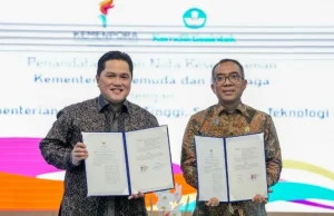 Menpora Erick Thohir collabora con il Ministro dell’Istruzione e della Tecnologia, campus pronto a diventare un centro per la nascita dei futuri atleti
