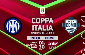 Inter-Como nella semifinale di Coppa Italia