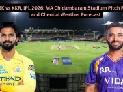 CSK vs KKR, IPL 2026: rapporto sul campo dello stadio MA Chidambaram e previsioni meteo per Chennai