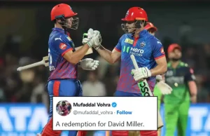 I fan si scatenano mentre gli ultimi atti eroici di David Miller suggellano la drammatica vittoria della DC nel thriller all’ultimo respiro contro RCB all’IPL 2026