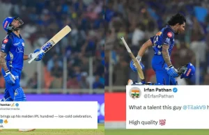 I fan esplodono mentre Tilak Varma martella il suo primo secolo di IPL durante lo scontro tra GT e MI
