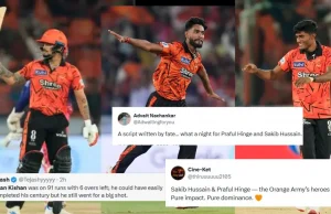 IPL 2026: i fan impazziscono mentre Praful Hinge, Sakib Hussain e Ishan Kishan brillano nella vittoria dominante di SRH su RR