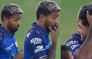 IPL 2026 (GUARDA): Hardik Pandya prende in giro Shubman Gill sulla sua barba fresca nel gioco GT vs MI
