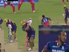 IPL 2026 (GUARDA): Jofra Archer scuote i monconi di Tim Seifert in un’anatra d’oro con un jaffa assoluto durante lo scontro KKR vs RR