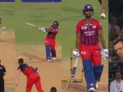 IPL 2026 (GUARDA): Josh Hazlewood abbatte i monconi di Nicholas Pooran con una pesca nello scontro RCB vs LSG