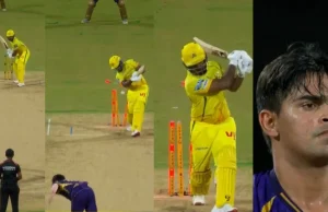 IPL 2026 (GUARDA): Kartik Tyagi lancia uno squartatore assoluto per sbarazzarsi di Sanju Samson durante lo scontro CSK vs KKR