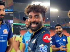 IPL 2026 (GUARDA): Mohammed Siraj condivide un gioioso momento “Dhurandhar” con Jasprit Bumrah dopo lo scontro GT vs MI