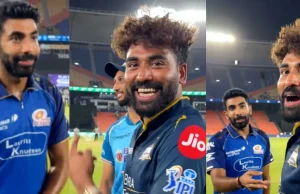 IPL 2026 (GUARDA): Mohammed Siraj condivide un gioioso momento “Dhurandhar” con Jasprit Bumrah dopo lo scontro GT vs MI