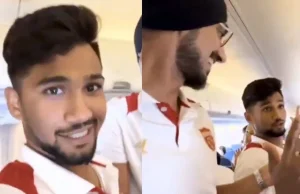 IPL 2026 (GUARDA): Musheer Khan imita scherzosamente Shreyas Iyer sull’aereo per Mullanpur prima dell’incontro tra PBKS e LSG