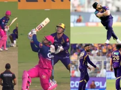 IPL 2026 (GUARDA): Ramandeep Singh prende una presa sensazionale per rimuovere Vaibhav Suryavanshi durante la partita KKR vs RR