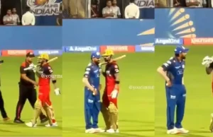 IPL 2026 (GUARDA): il momento emozionante di Rohit Sharma e Virat Kohli sul campo ruba i riflettori nello scontro MI vs RCB