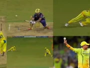 IPL 2026 (GUARDA): Sarfaraz Khan prende una straordinaria presa bassa per licenziare Ramandeep Singh, suggellando la vittoria del CSK contro KKR