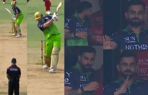IPL 2026 (GUARDA): Virat Kohli è rimasto sbalordito dopo che Tim David ha sconfitto Lungi Ngidi per un potente sei piatto in RCB vs DC