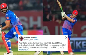 I fan esplodono mentre Axar Patel e David Miller sfrigolano nell’emozionante vittoria della DC su PBKS all’IPL 2026