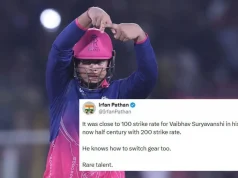 I fan impazziscono mentre l’elettrizzante colpo di Vaibhav Suryavanshi porta RR a un’enfatica vittoria contro LSG nell’IPL 2026