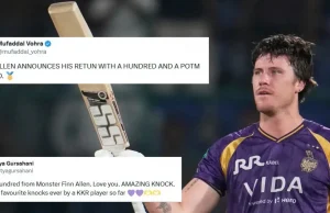 I fan si scatenano mentre il secolo esplosivo di Finn Allen porta KKR alla vittoria dominante sulla DC nell’IPL 2026