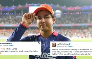 I fan si scatenano mentre Vaibhav Suryavanshi spinge RR verso una vittoria convincente su SRH nell’Eliminator IPL 2026