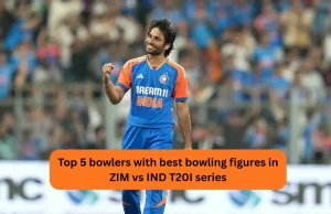 I 5 migliori giocatori di bowling con le migliori figure di bowling nella serie ZIM vs IND T20I con Ravi Bishnoi